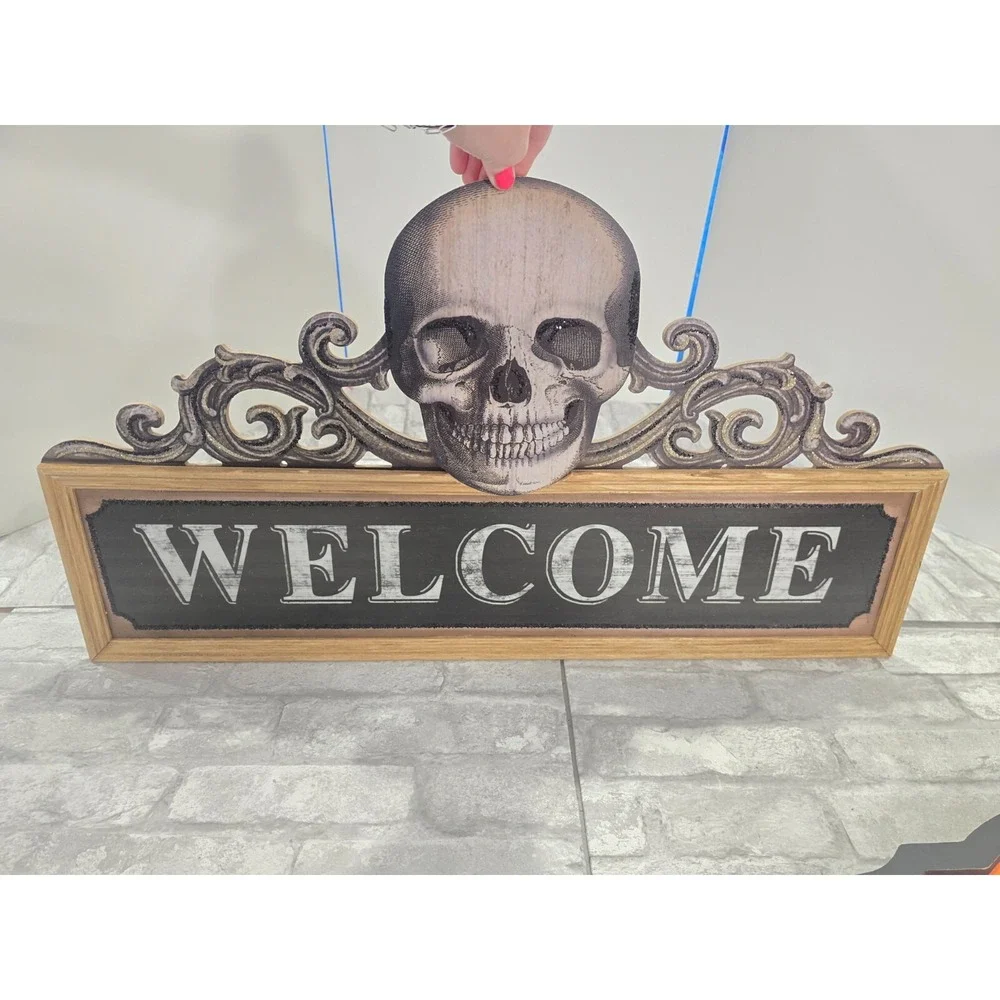 Welcome Sign Heavy Skull Sign Ashland 28